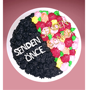 Sevgiliye Romantik Yazılı Pasta – Mesajlı Konuşan Pasta