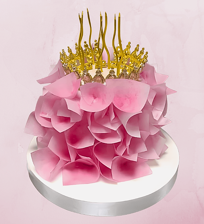 taçlı simli pasta, taçlı pasta siparişi